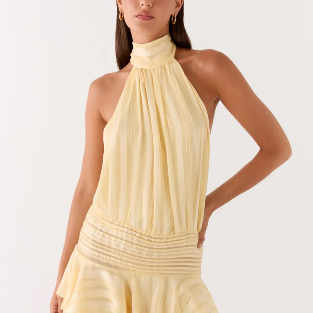Peppermayo Backless Yellow Dress - Picture 2 of 3